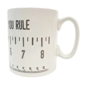 Galerie You Rule Coffee Mug Ruler Woodworker Contractor Seamstress Father Gift
